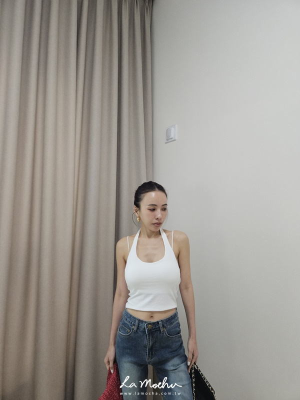 辣妹感掛脖美背BRA背心